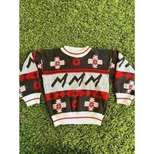 Vintage 80s Unique Knit Sweater